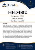 HED4812 Assignment 2 &lpar;ANSWERS&rpar; 2026 - Due June 2026