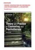 Theory and Practice of Counseling and Psychotherapy 11th Edition &lpar;ISBN&colon; 978-0357764428&rpar; Test Bank PDF &ndash; Gerald Corey Counseling Practice Questions & Answers