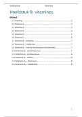 Voedingsleer &vert; Hoofdstuk 9&colon; Vitamines &vert; Hogeschool Gent &vert; 2025&sol;26