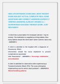 HESI LPN ENTRANCE EXAM 2026 &vert;&vert; MOST RECENT &NewLine;EXAM 2026-2027 ACTUAL COMPLETE REAL EXAM &NewLine;QUESTIONS AND CORRECT ANSWERS &lpar;EXPERTLY  &NewLine;VERIFIED ANSWERS&rpar; ALREADY GRADED A&plus; &vert; &NewLine;GUARANTEED SUCCESS&excl;&excl; NEWEST EXAM &vert; JUST &NewLine;RELEASED&excl;&excl;