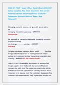 IBUS 401 TEST 1 Exam &vert;&vert; Most  Recent Exam 2026-2027 &NewLine;Actual Complete Real Exam  Questions And Correct &NewLine;Answers &lpar;Verified  Answers&rpar; Already Graded A&plus; &vert; &NewLine;Guaranteed Success&excl;&excl; Newest  Exam &vert; Just               &NewLine;Released&excl;&excl;