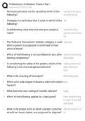 Phlebotomy Certification Practice Test 1 &sol; Score 100&percnt; &sol; New Version &sol; 2025 Update
