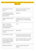 Saron 8 Exam 80 Questions with 100&percnt; Correct Answers &NewLine;2026&sol;2027