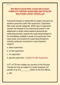 New Mexico Social Work Jurisprudence Exam &NewLine;COMPLETE VERIFIED QUESTIONS AND DETAILED &NewLine;SOLUTIONS LATEST UPDATE&period;pdf