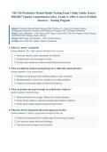 NSG526&sol; NSG 526 Exam 3 &lpar;Latest 2026&sol;2027 Update&rpar; &vert; Complete Exam Questions with Verified Answers and Detailed Rationales &vert; Crisis Intervention&comma; Disaster Triage&comma; Personality Disorders &lpar;Clusters A&comma;B&comma;C&rpar;&comma; DBT&comma; Play Therapy&comma; Bibliotherapy&comma; ASD&comma; PTSD &vert; A&plus; Grade