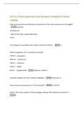 CH 111 Final questions and answers Graded A&plus; latest&NewLine;update