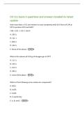 CH 111 Exam 3 questions and answers Graded A&plus; latest&NewLine;update