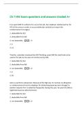 Ch 7 HW Exam questions and answers Graded A&plus;