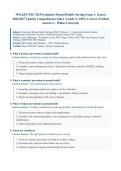 NSG526&sol; NSG 526 Exam 3 &lpar; 2026&sol;2027 Update&rpar; &vert; Complete Exam Questions with Verified Answers and Detailed Rationales &vert; Crisis Intervention&comma; Disaster Triage&comma; Personality Disorders &vert; A&plus; Graded &vert; Wilkes University
