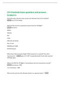 CFII Checkride Exam questions and answers&NewLine;Graded A&plus;