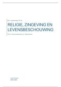 Psychologie KUL&colon; Religie&comma; Zingeving en Levensbeschouwing '26