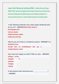 Laser Hair Removal Exams &vert;&vert; Most Recent Exams 2026-2027 
