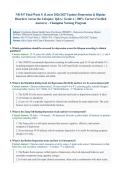 NR547&sol; NR 547 Final Exam Week 5 &lpar;Latest 2026&sol;2027 Update&rpar; &vert; Depression & Bipolar Disorders Across the Lifespan &vert; Geriatric Depression Scale&comma; GDS&comma; PHQ-9&comma; DSM-5-TR MDD Criteria&comma; Mania&comma; Hypomania&comma; Unipolar vs Bipolar&comma; SSRIs&comma; SNRIs &vert; A&plus; Graded &vert; Chamberlain U