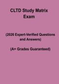 CLTD Study Matrix &ndash; APICS Logistics & Transportation Certification Exam Prep 2026
