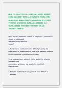 MHA 702 CHAPTER 13 &ndash; 15 EXAM &vert;&vert; MOST RECENT &NewLine;EXAM 2026-2027 ACTUAL COMPLETE REAL EXAM &NewLine;QUESTIONS AND CORRECT ANSWERS &lpar;EXPERTLY  &NewLine;VERIFIED ANSWERS&rpar; ALREADY GRADED A&plus; &vert; &NewLine;GUARANTEED SUCCESS&excl;&excl; NEWEST EXAM &vert;               &NewLine;JUST RELEASED&excl;&excl;