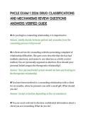 PHCLE EXAM 1 2026 DRUG CLASSIFICATIONS&NewLine;AND MECHANISMS REVIEW QUESTIONS&NewLine;ANSWERS VERIFIED GUIDE