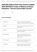 NGR 6152 Midterm EXAM fully solved & updated 2026-2027&lpar;latest version verified for accuracy&rpar; &lpar;Questions &plus; Answers&rpar; Solved 100&percnt; Correct&excl;&excl;&NewLine;&NewLine;