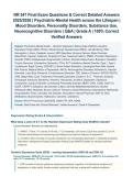 NR547&sol; NR 547 Final Exam &lpar;Latest 2026&sol;2027 Update&rpar; &vert; Psychiatric-Mental Health &vert; Depressive Disorders&comma; Bipolar Disorder&comma; Cyclothymia&comma; Antisocial&comma; Narcissistic&comma; Borderline&comma; Histrionic &vert; A&plus; Graded &vert; Chamberlain University