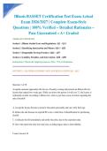 Illinois BASSET Certification Test Exam Actual Exam 2026&sol;2027 &vert; Complete Exam-Style Questions &vert; 100&percnt; Verified &ndash; Detailed Rationales &ndash; Pass Guaranteed &ndash; A&plus; Graded&NewLine;&NewLine;