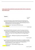 NURS 6050 FINAL REVIEW EXAM QUESTIONS WITH COMPLETE SOLUTION 2026&comma;100&percnt;CORRECT