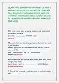 MILADY FINAL EXAM REVIEW CHAPTER 5 &vert; Q-BANK &vert;&vert; &NewLine;MOST RECENT EXAM 2026-2027 ACTUAL COMPLETE &NewLine;REAL EXAM QUESTIONS AND CORRECT ANSWERS &NewLine;&lpar;EXPERTLY  VERIFIED ANSWERS&rpar; ALREADY GRADED &NewLine;A&plus; &vert; GUARANTEED SUCCESS&excl;&excl; NEWEST  EXAM &vert; JUST &NewLine;RELEASED&excl;&excl;