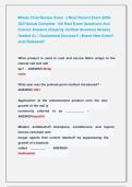 Milady Final Review Exam  &vert;&vert; Most Recent Exam 2026&NewLine;2027Actual Complete  100 Real Exam Questions And &NewLine;Correct Answers &lpar;Expertly Verified Answers&rpar; Already &NewLine;Graded A&plus; &vert; Guaranteed Success&excl;&excl; &vert; Brand New Exam&excl;&excl; &NewLine;Just Released&excl;&excl; 