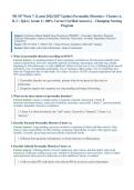 NR547&sol; NR 547 Week 7 Exam Personality Disorders &lpar;2026&sol;2027 Update&rpar; &vert; DSM-5-TR Clusters A B C&comma; Paranoid&comma; Schizoid&comma; Schizotypal&comma; Antisocial&comma; Borderline&comma; Histrionic&comma; Narcissistic&comma; Obsessive-Compulsive &vert; Complete Q&A with Verified Answers and Detailed Rationa