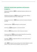 BUSI 610 Vocab Exam questions and answers&NewLine;Graded A&plus;
