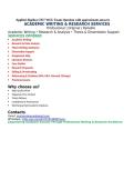 Applied Algebra C957 WGU Exam Question with approximate answers