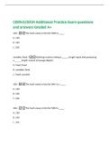 C839v5&sol;D334 Additional Practice Exam questions&NewLine;and answers Graded A&plus;
