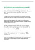 BUSI 1301Exam questions and answers Graded A&plus;