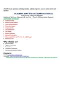 AVCPM Exam questions on food protection and the respective answers at the end of each question