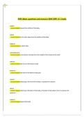 EMT-Basic Questions and Answers 2026&sol;2027 &vert; A&plus; Grade Complete Study Guide for EMT Certification Preparation