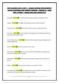 BTEC BUSINESS LEVEL 2 UNIT 1 - HUMAN LIFESPAN DEVELOPMENT&vert; ACTUAL QUESTIONS AND VERIFIED ANSWERS &vert; GRADED A&plus; &vert; PASS FIRST ATTEMPT &vert; BRAND NEW 2026 UPDATE&excl;&excl;&excl;&excl;&excl;&excl;&excl;