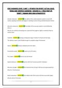BTEC BUSINESS LEVEL 2 UNIT 1 -FITNESS FOR SPORT&vert; ACTUAL QUESTIONS AND VERIFIED ANSWERS &vert; GRADED A&plus; &vert; PASS FIRST ATTEMPT &vert; BRAND NEW 2026 UPDATE&excl;&excl;&excl;&excl;&excl;&excl;&excl;