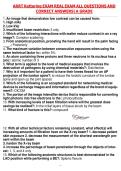 ARRT Kettering EXAM REAL EXAM ALL QUESTIONS AND CORRECT ANSWERS&vert;A GRADE