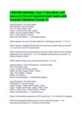 UAMS-Microbiology Exam 2 Questions and&NewLine;Answers &vert; Newest Updated Study Guide with&NewLine;Accurate Solutions &vert; Grade A&plus;