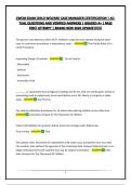 CWCM EXAM CHILD WELFARE CASE MANAGER CERTIFICATION &vert; ACTUAL QUESTIONS AND VERIFIED ANSWERS &vert; GRADED A&plus; &vert; PASS FIRST ATTEMPT &vert; BRAND NEW 2026 UPDATE&excl;&excl;&excl;&excl;&excl;&excl;&excl;