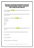 FLORIDA CWCM CERTIFICATION EXAM BUNDLE- CHILD WELFARE CASE MANAGER&vert; ACTUAL QUESTIONS AND VERIFIED ANSWERS &vert; GRADED A  &vert; PASS FIRST ATTEMPT &vert; BRAND NEW 2026 UPDATE&excl;&excl;&excl;&excl;&excl;&excl;&excl;