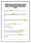 ODMHSAS CBHCM EXAM -CERTIFIED BEHAVIORAL HEALTH CASE MANAGER&vert; ACTUAL QUESTIONS AND VERIFIED ANSWERS &vert; GRADED A&plus; &vert; PASS FIRST ATTEMPT &vert; BRAND NEW 2026 UPDATE&excl;&excl;&excl;&excl;&excl;&excl;&excl;