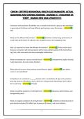 CBHCM -CERTIFIED BEHAVIORAL HEALTH CASE MANAGER&vert; ACTUAL QUESTIONS AND VERIFIED ANSWERS &vert; GRADED A&plus; &vert; PASS FIRST ATTEMPT &vert; BRAND NEW 2026 UPDATE&excl;&excl;&excl;&excl;&excl;&excl;&excl;