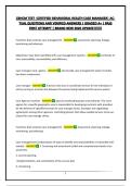 CBHCM TEST -CERTIFIED BEHAVIORAL HEALTH CASE MANAGER&vert; ACTUAL QUESTIONS AND VERIFIED ANSWERS &vert; GRADED A&plus; &vert; PASS FIRST ATTEMPT &vert; BRAND NEW 2026 UPDATE&excl;&excl;&excl;&excl;&excl;&excl;&excl;
