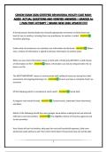 CBHCM EXAM BUNDLE 2026-CERTIFIED BEHAVIORAL HEALTH CASE MANAGER&vert; ACTUAL QUESTIONS AND VERIFIED ANSWERS &vert; GRADED A&plus; &vert; PASS FIRST ATTEMPT &vert; BRAND NEW 2026 UPDATE&excl;&excl;&excl;&excl;&excl;&excl;&excl;