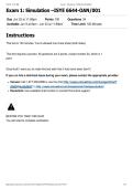 Exam 1&colon; Simulation &ndash;ISYE 6644-OAN&sol;001 &NewLine;