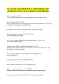 ANATOMY AND PHYSIOLOGY 2 MIDTERM EXAM &NewLine;QUESTIONS WITH 100&percnt; CORRECT ANSWERS 2026 