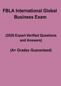 FBLA International Global Business 2026 &ndash; Competition Exam Prep & Study Guide
