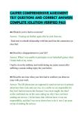 CASPER COMPREHENSIVE ASSESSMENT&NewLine;TEST QUESTIONS AND CORRECT ANSWERS&NewLine;COMPLETE SOLUTION VERIFIED PASS&NewLine;