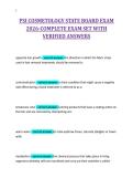 PSI COSMETOLOGY STATE BOARD EXAM&NewLine;2026-COMPLETE EXAM SET WITH&NewLine;VERIFIED ANSWERS