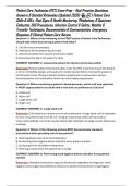 Patient Care Technician &lpar;PCT&rpar; Exam Prep &ndash; Real Practice Questions&comma; Answers & Detailed Rationales &lpar;Updated 2026&rpar; 