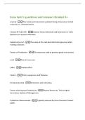 Econ test 1 questions and answers Graded A&plus;